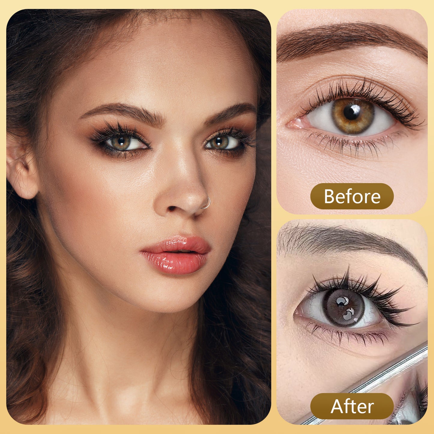 （Invisible Band）Cofier DIY Lash Kit Press on Lash No Glue Lash Self-Adhesive Eyelash Kit with Invisible Band for a Seamless Look, Beginner-Friendly Individual Lashes with Tweezers 80 PCS