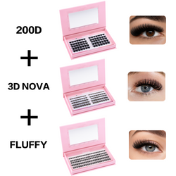 COFIER Glue-Free Lash Bundle Set